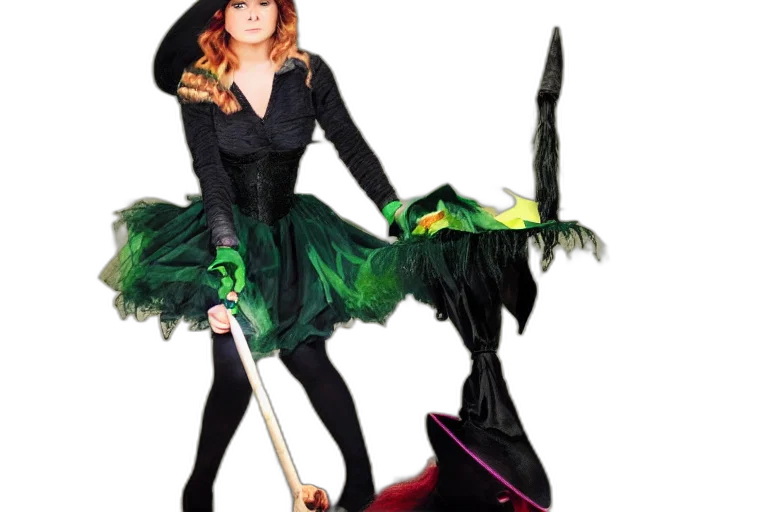 dress, concept art, fantasy art, green transparent PNG cut-out