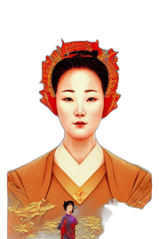 face, staff, mask, dress transparent PNG cut-out