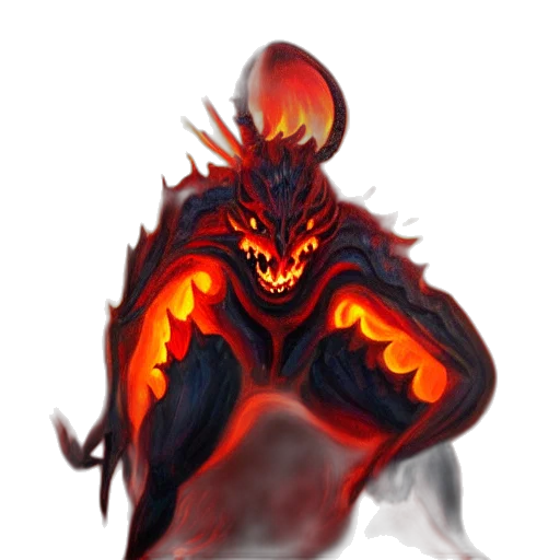 creature, dragon, mask, concept art, fantasy art, pixel art, watercolor, fire transparent PNG cut-out