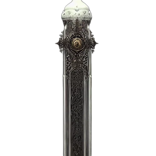 sword, staff, weapon, crown, concept art, fantasy art, 3d render, pixel art transparent PNG cut-out