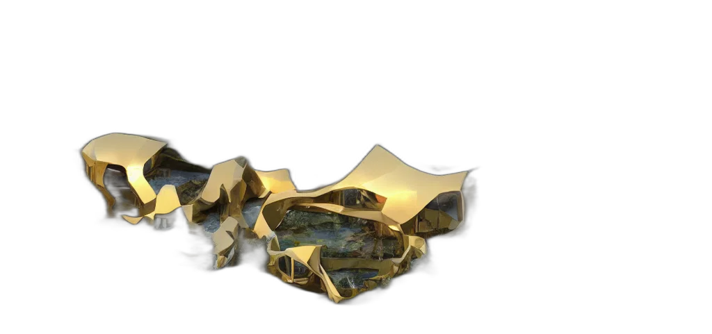 jewelry, crown, shoes, dragon, 3d render, concept art, photorealistic, underwater transparent PNG cut-out