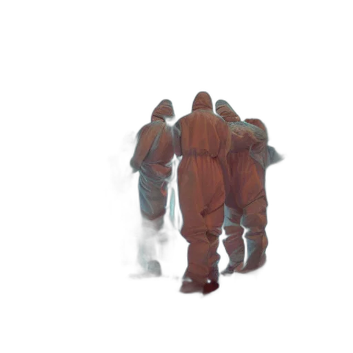 jacket, staff, robot, creature, concept art, 3d render, pixel art, watercolor transparent PNG cut-out