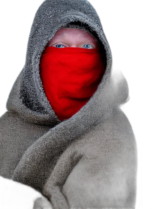 mask, jacket, face, creature transparent PNG cut-out