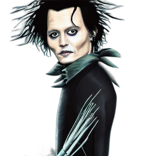 creature, hair, comic book art, concept art, cartoon, fantasy art, portrait, johnny transparent PNG cut-out