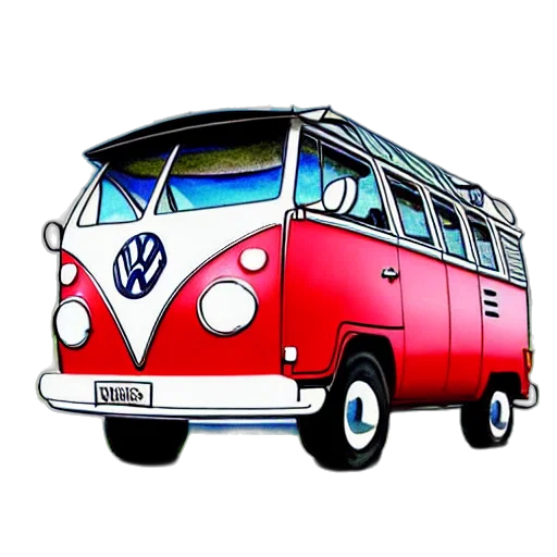 car, concept art, cartoon, 3d render, photorealistic, fisheye, perspective, caricature transparent PNG cut-out