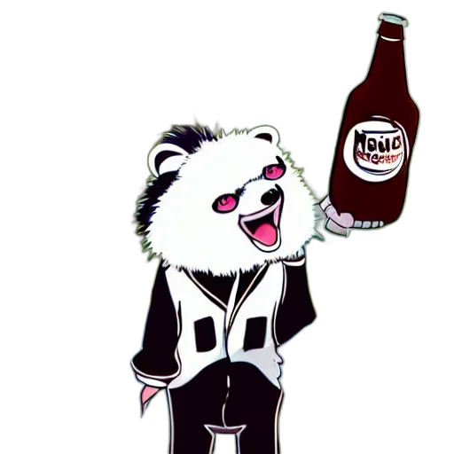 bottle, creature, jacket, animal transparent PNG cut-out