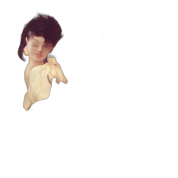 hair, creature, face, dragon transparent PNG cut-out