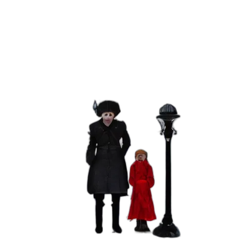 hat, umbrella, staff, dress, pixel art, concept art, cartoon, comic book art transparent PNG cut-out