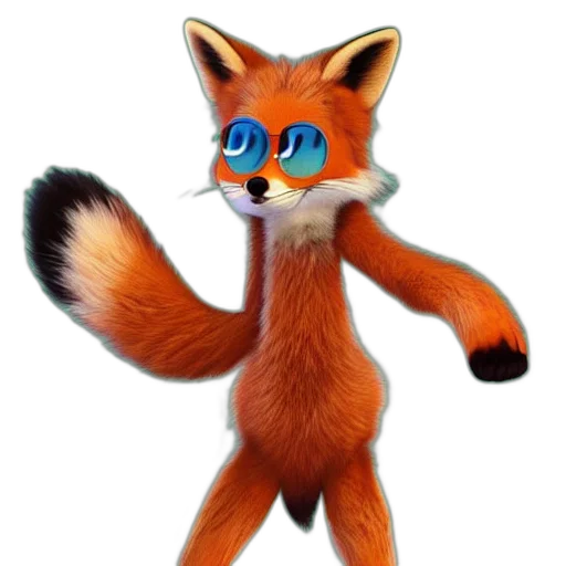 animal, staff, creature, 3d render transparent PNG cut-out