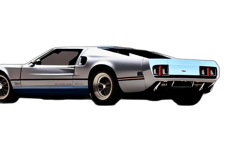 car, concept art, photorealistic, 3d render, pixel art, designed, john, delorean transparent PNG cut-out