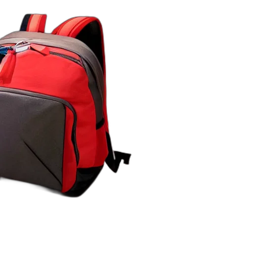 jacket, 3d render, backpack, put, under, table transparent PNG cut-out