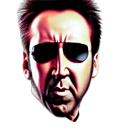 face, mask, cartoon, photorealistic transparent PNG cut-out