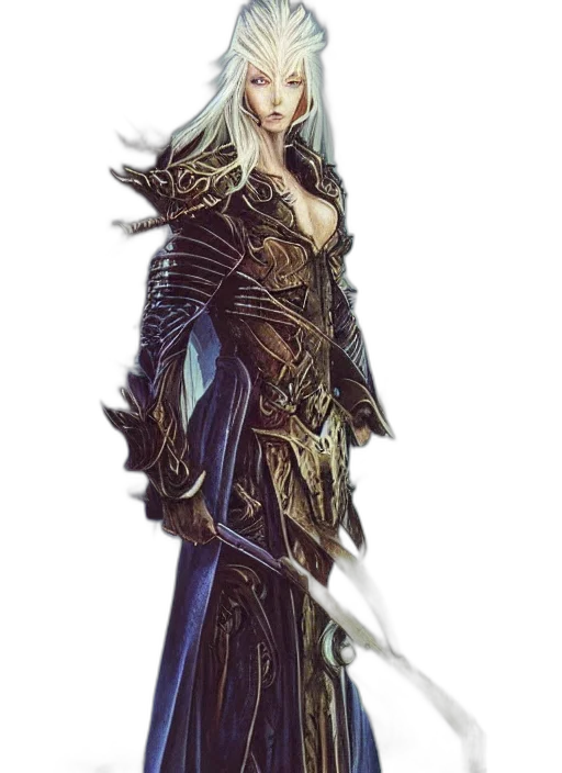 dragon, sword, staff, dress transparent PNG cut-out