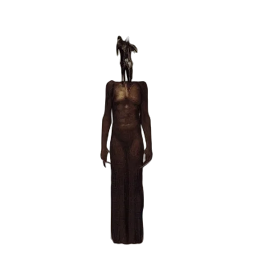 dress, jewelry, staff, 3d render transparent PNG cut-out