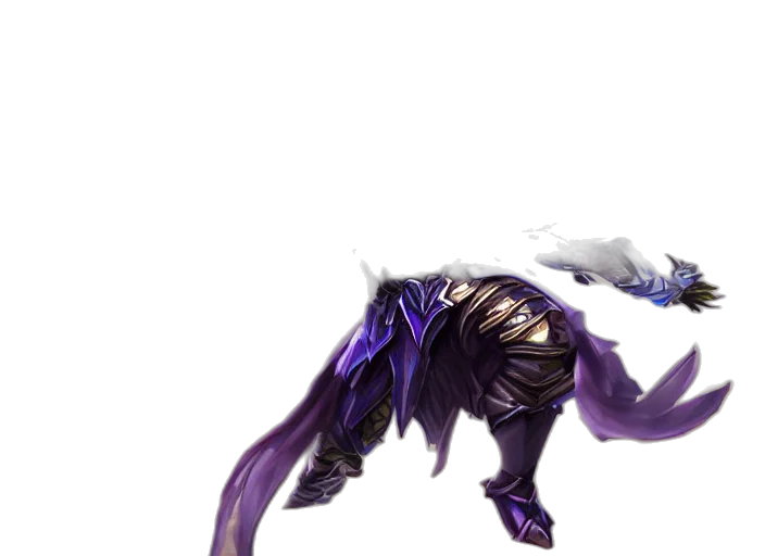 dragon, creature, staff, weapon transparent PNG cut-out