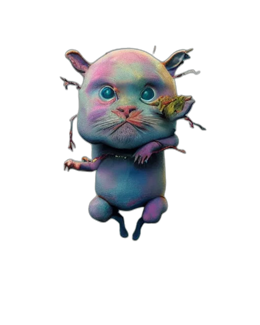 creature, staff, animal, robot transparent PNG cut-out