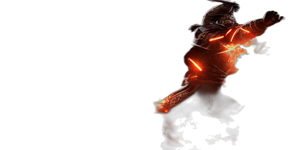 concept art, 3d render, comic book art, fantasy art, fire, outer space, epic, battle transparent PNG cut-out