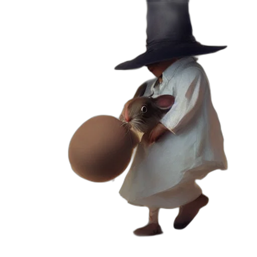 hat, staff, mask, weapon transparent PNG cut-out