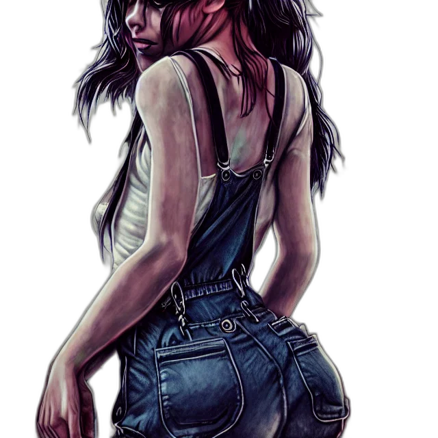 dress, comic book art, fantasy art, concept art transparent PNG cut-out