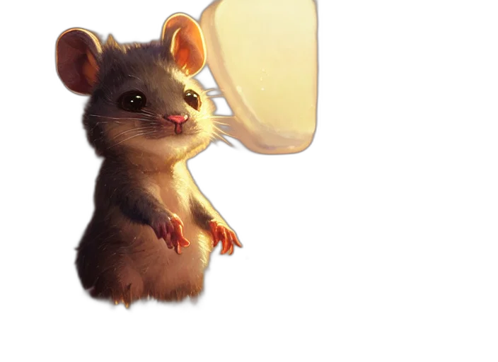 animal, creature, hat, staff transparent PNG cut-out