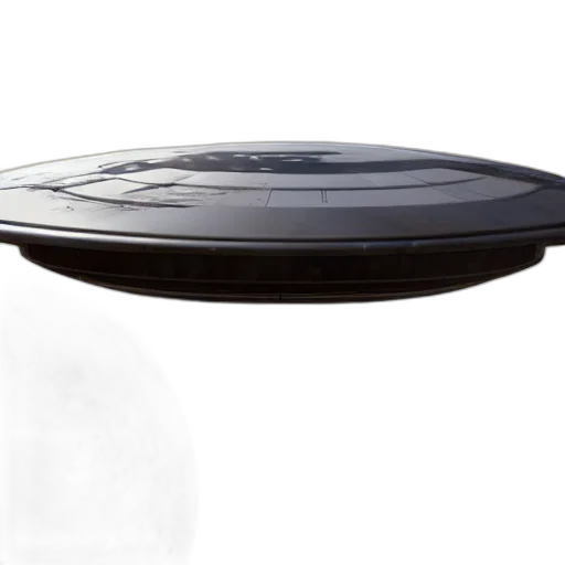 hat, furniture, 3d render, concept art, outer space, ufo, seen, next transparent PNG cut-out