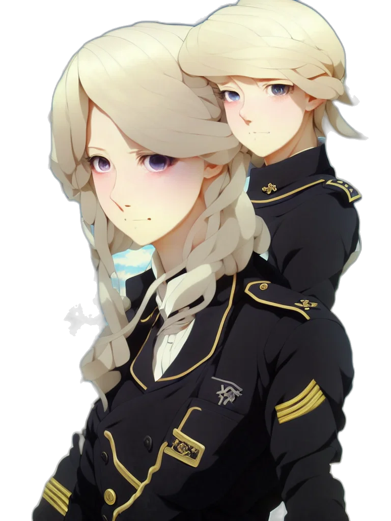staff, crown, hat, jacket transparent PNG cut-out