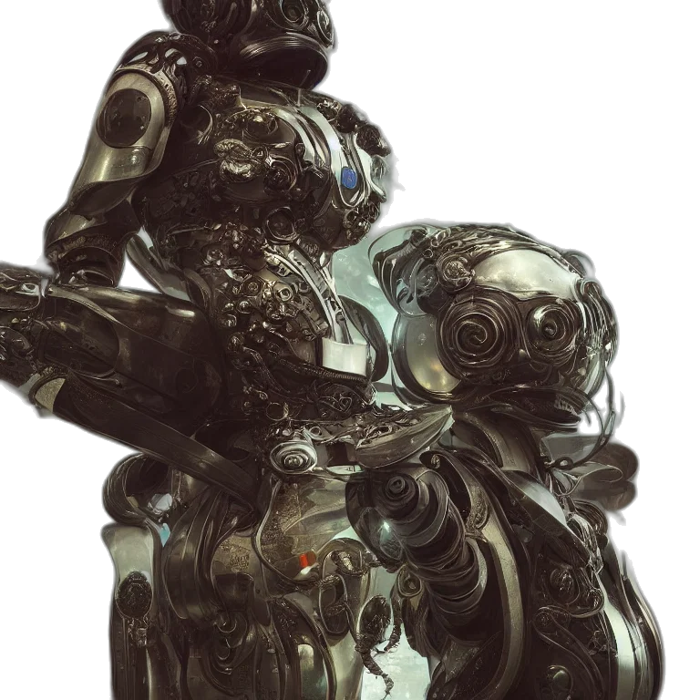 robot, jewelry, crown, bottle transparent PNG cut-out