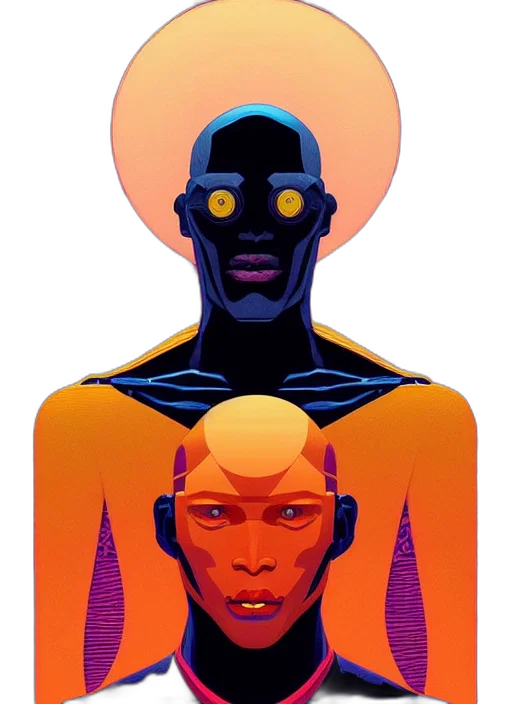 mask, face, robot, cyberpunk transparent PNG cut-out