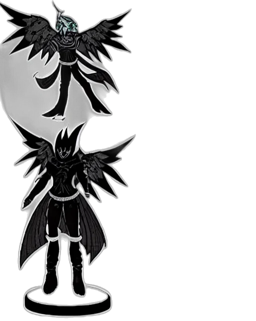 mask, fantasy art, concept art, pixel art, cartoon, monochrome, dark, moon transparent PNG cut-out