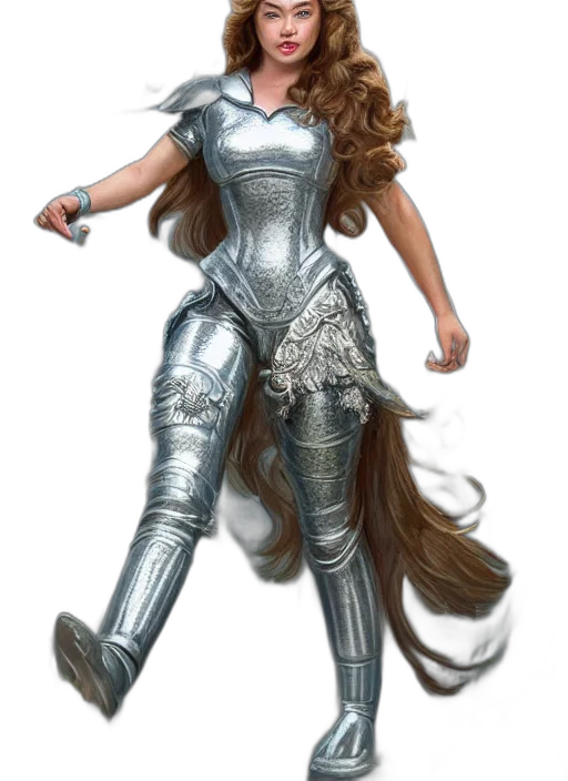 dress, hair, fantasy art, 3d render, concept art, comic book art, beautiful, female transparent PNG cut-out