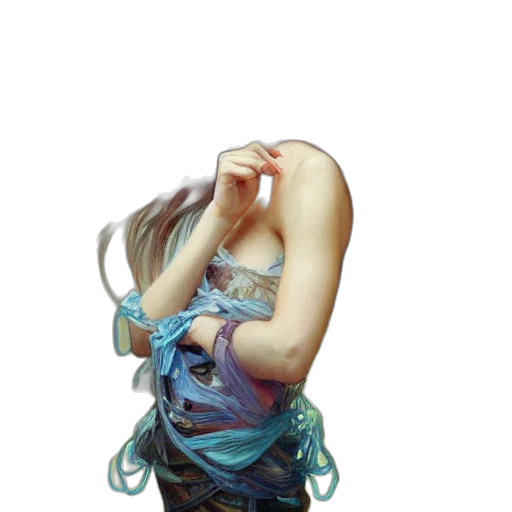 dress, mask, face, creature, concept art, 3d render, fantasy art, pixel art transparent PNG cut-out