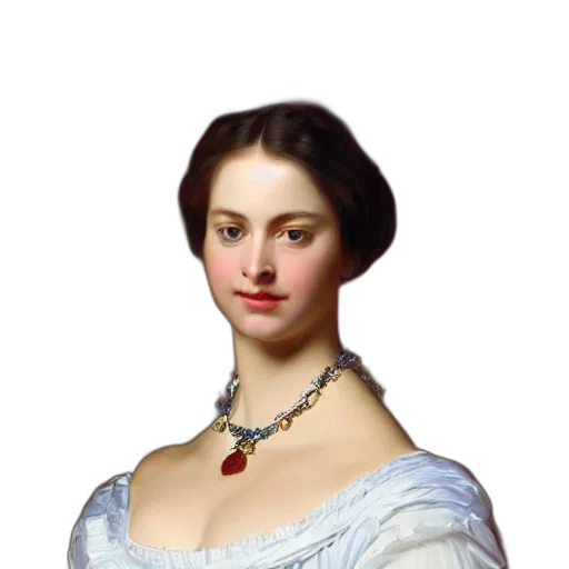 jewelry, dress, face, staff transparent PNG cut-out