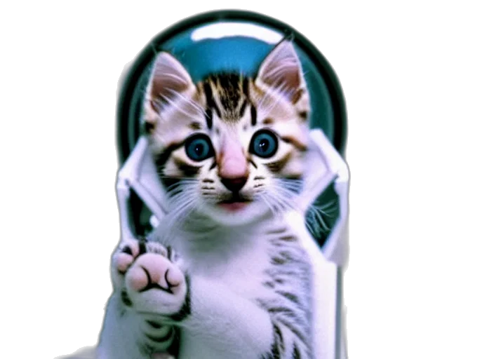 staff, animal, face, robot, photorealistic, 3d render, vaporwave, concept art transparent PNG cut-out