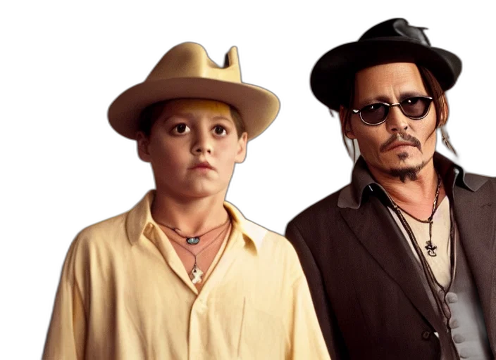 hat, film, still, johnny, depp, simpsons, movie transparent PNG cut-out