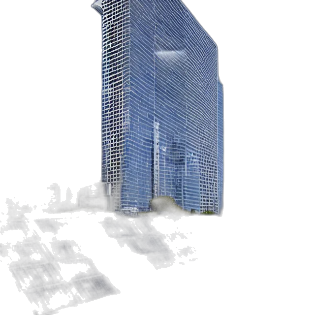 building, 3d render, photorealistic, concept art transparent PNG cut-out