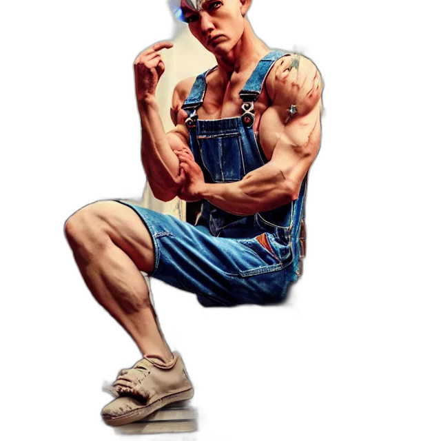 weapon, pixel art, concept art, photorealistic, comic book art, full, body, pose transparent PNG cut-out