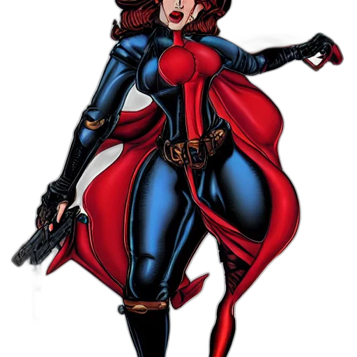 comic book art, concept art, cartoon, fantasy art transparent PNG cut-out