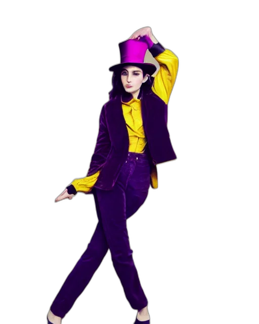hat, jacket, staff, concept art transparent PNG cut-out