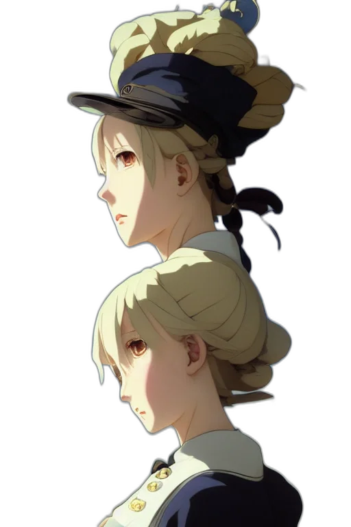 hat, crown, face, staff transparent PNG cut-out