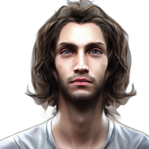 face, hair, staff, photorealistic, fantasy art, concept art, cartoon, portrait transparent PNG cut-out