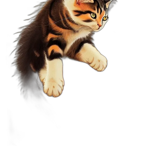 animal, creature, staff, photorealistic transparent PNG cut-out