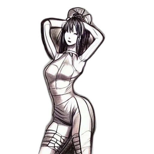 dress, robot, staff, hat, concept art, comic book art, cartoon, cyberpunk transparent PNG cut-out