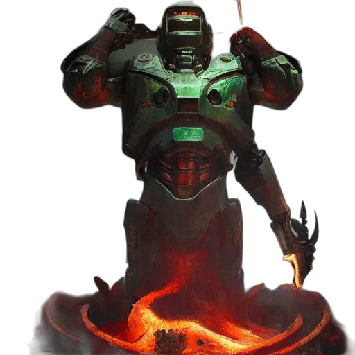 robot, mask, concept art, fantasy art transparent PNG cut-out