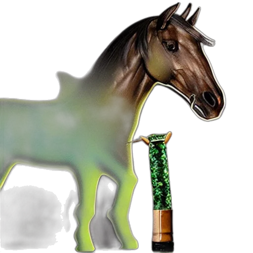 animal, bottle, dragon, staff, photorealistic, concept art, 3d render, fantasy art transparent PNG cut-out