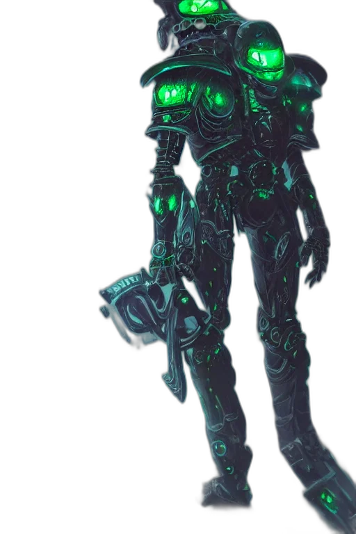 robot, weapon, staff, creature, concept art, cyberpunk, 3d render, pixel art transparent PNG cut-out