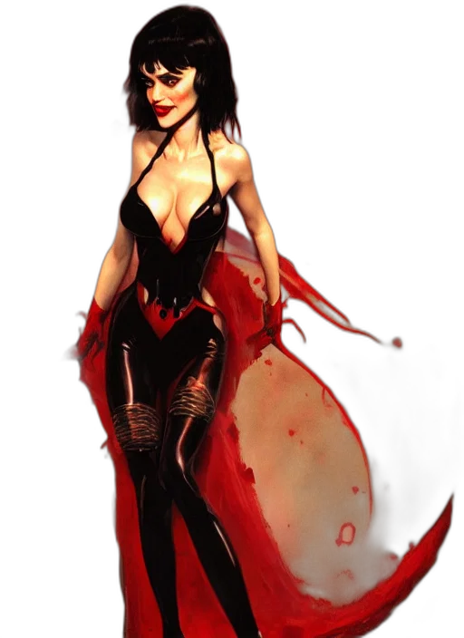 dress, concept art, fantasy art, comic book art transparent PNG cut-out
