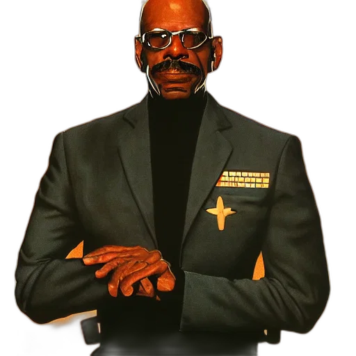 jacket, staff, face, concept art transparent PNG cut-out