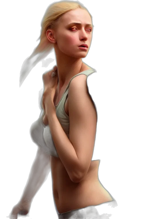 dress, jewelry, face, staff transparent PNG cut-out