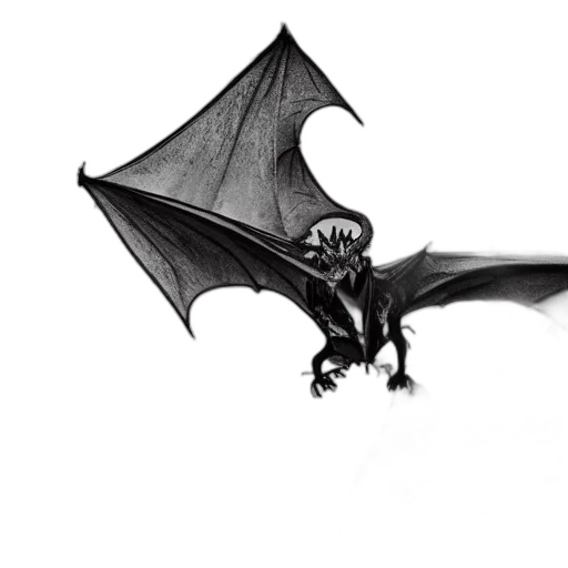 dragon, creature, animal, staff, concept art, fantasy art, 3d render, photorealistic transparent PNG cut-out