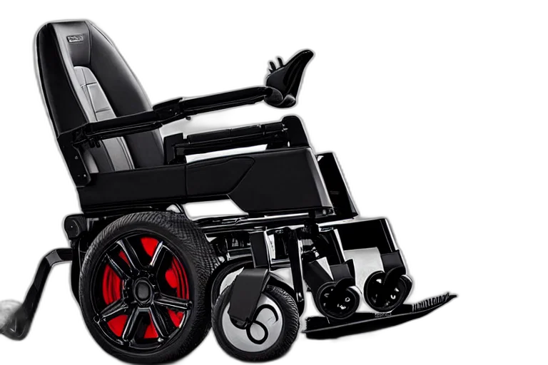 car, weapon, robot, 3d render, concept art, photorealistic, electric, wheelchair transparent PNG cut-out